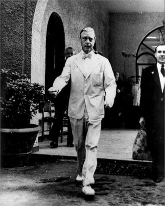 Duc de Windosr à Seersucker sur la Riviera italienne 11 septembre 1949