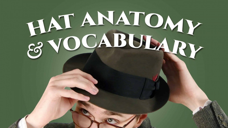 Pánské klobouky: Anatomie a slovní zásoba