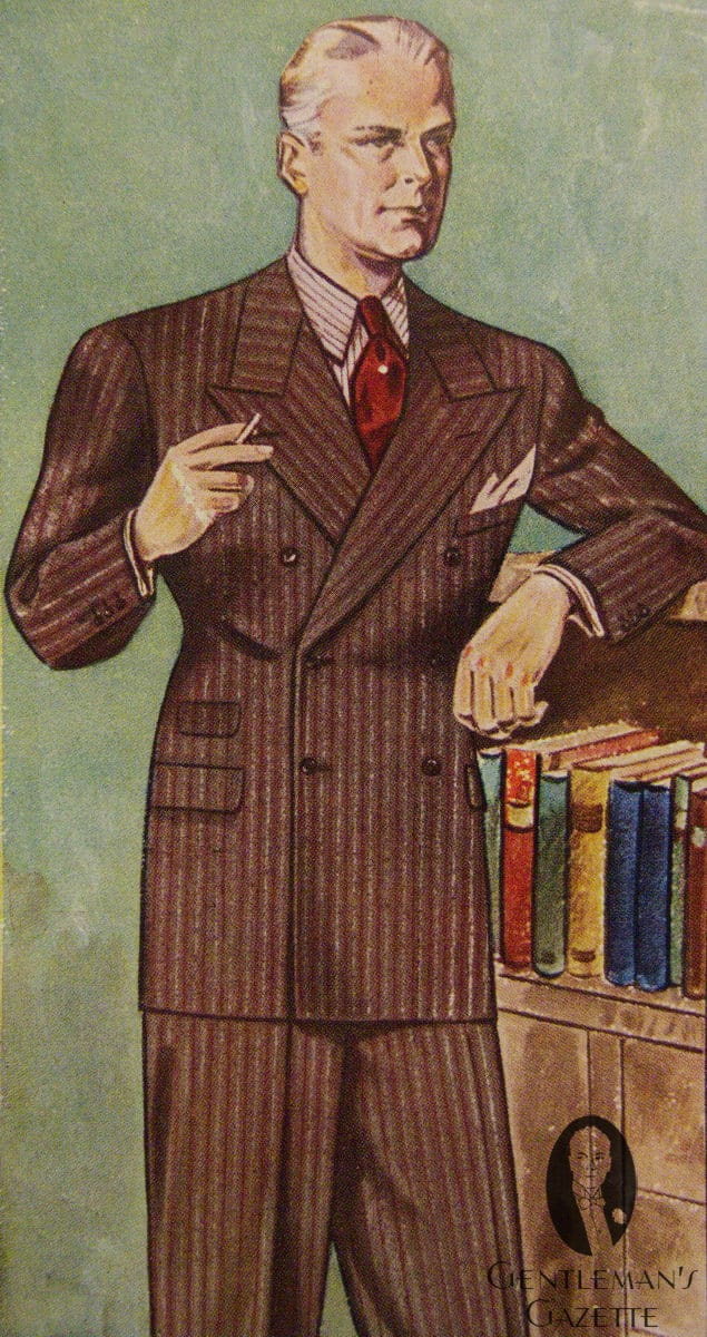 Double Breasted Suit z roku 1934