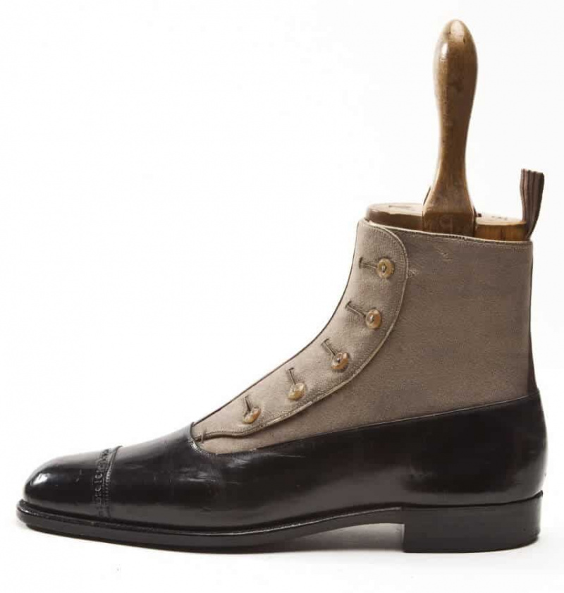 Vintage Foster _ Son Látková bota na noze