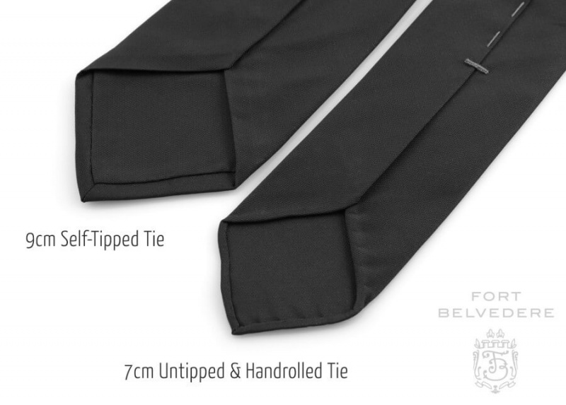 Self Tipped 9cm - Untipped & Handrolled 7 cm description blanc