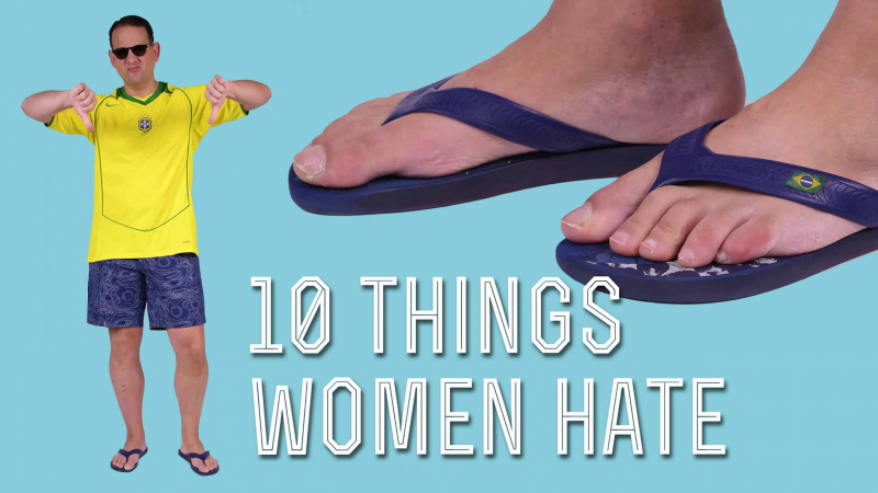 10 coisas que os homens usam e que as mulheres odeiam