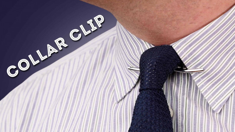 Como estilizar um clipe de colarinho - dicas para clipes de colarinho masculino, barras e alfinetes