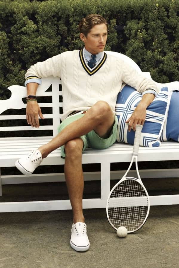 Suéter de tênis estilo formal