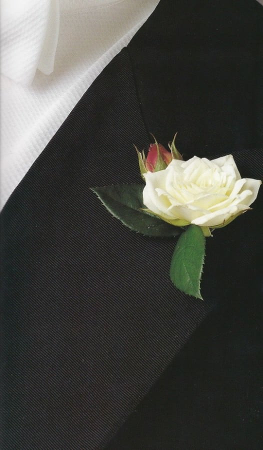 Spray Roses Boutonniere