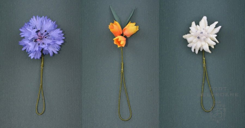 Свилене Бутонијере које изгледају као право цвеће - једноставно никада не вену и путују добро