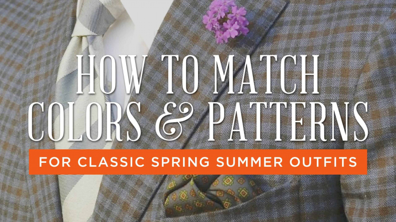 Jak sladit barvy a vzory pro klasické jarní letní outfity