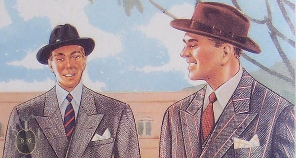 La mode des années 1940 pour les hommes