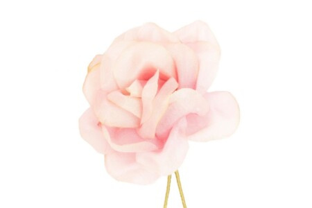 Pudrově růžová růže Boutonniere knoflíková dírka