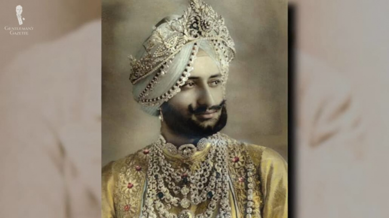Muotokuva Sir Yadavindra Singhistä