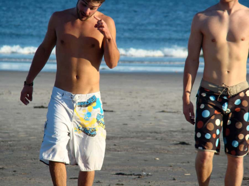 Stolní šortky pro muže by se měly používat pouze na pláži