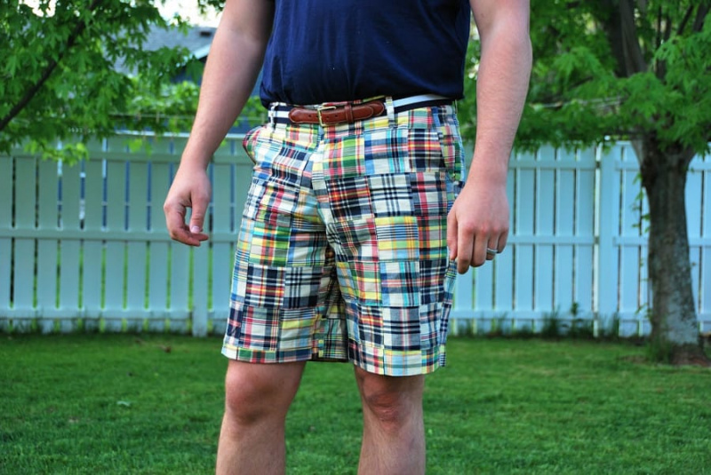 Lindos shorts madras de verão
