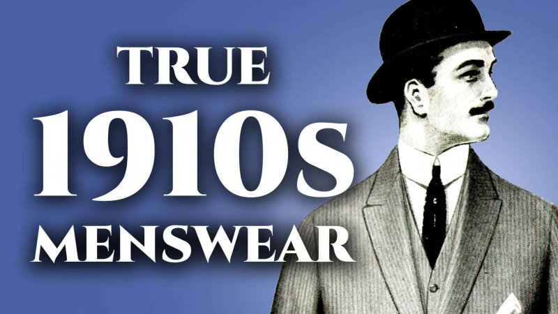 Co muži OPRAVDU nosili v 1910