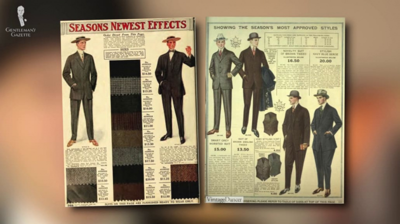 Costumes dans les années 1910