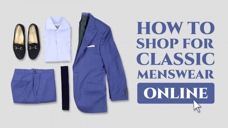 Como comprar roupas masculinas clássicas on-line