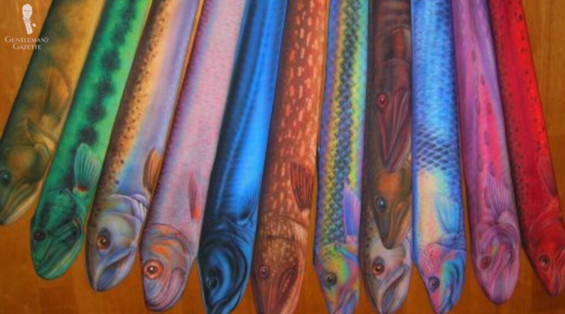 Колекција рибљих кравата Ралфа Марлина [Имаге Цредит: Лаугхинг Вхитефисх]
