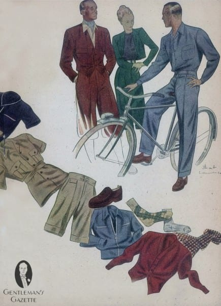 Cardigan et tenue de vélo avec des articles décontractés