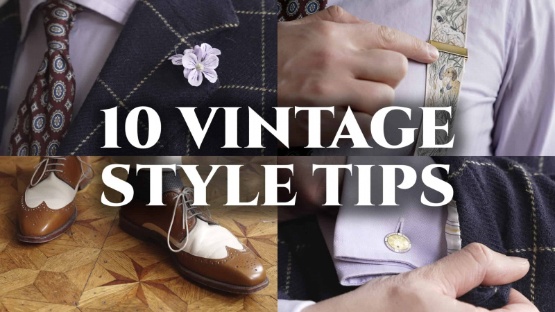 Les hommes vintage s'habillent mieux - voici 10 clés de leur style !