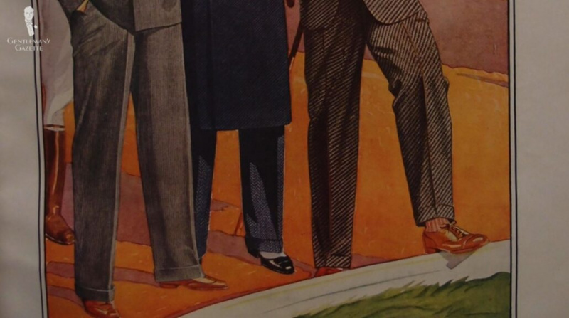 Dans les années 1930, les pantalons sont devenus plus grands et plus amples.