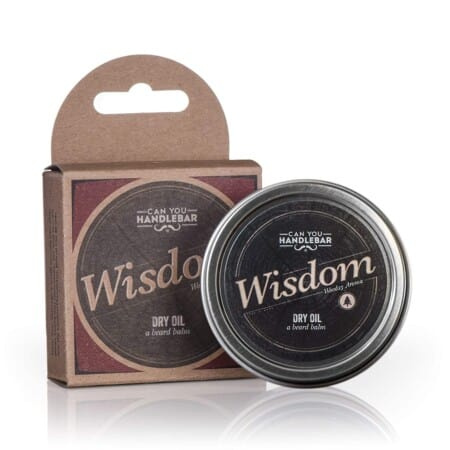 Wisdom - Dřevité a citrusové aroma - Prémiový balzám na vousy pro muže | Suchý olejový kondicionér na vousy