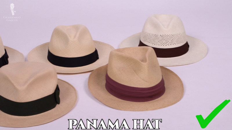 Panamski šešir je vjerojatno najprepoznatljiviji ljetni tkani stil
