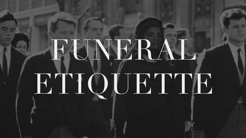 Begravningsetikett: vad man ska ha på sig och hur man ska bete sig