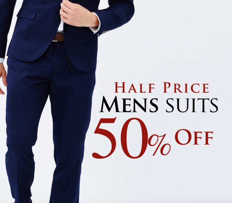 50% výprodej obleku