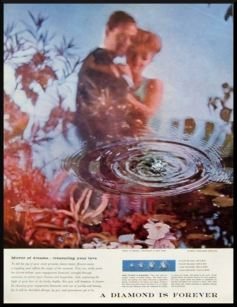 Diamantová reklama DeBeers z roku 1958