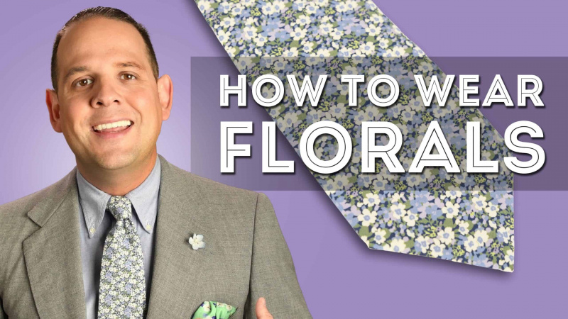 Come indossare i fiori - Motivi floreali nell'abbigliamento maschile