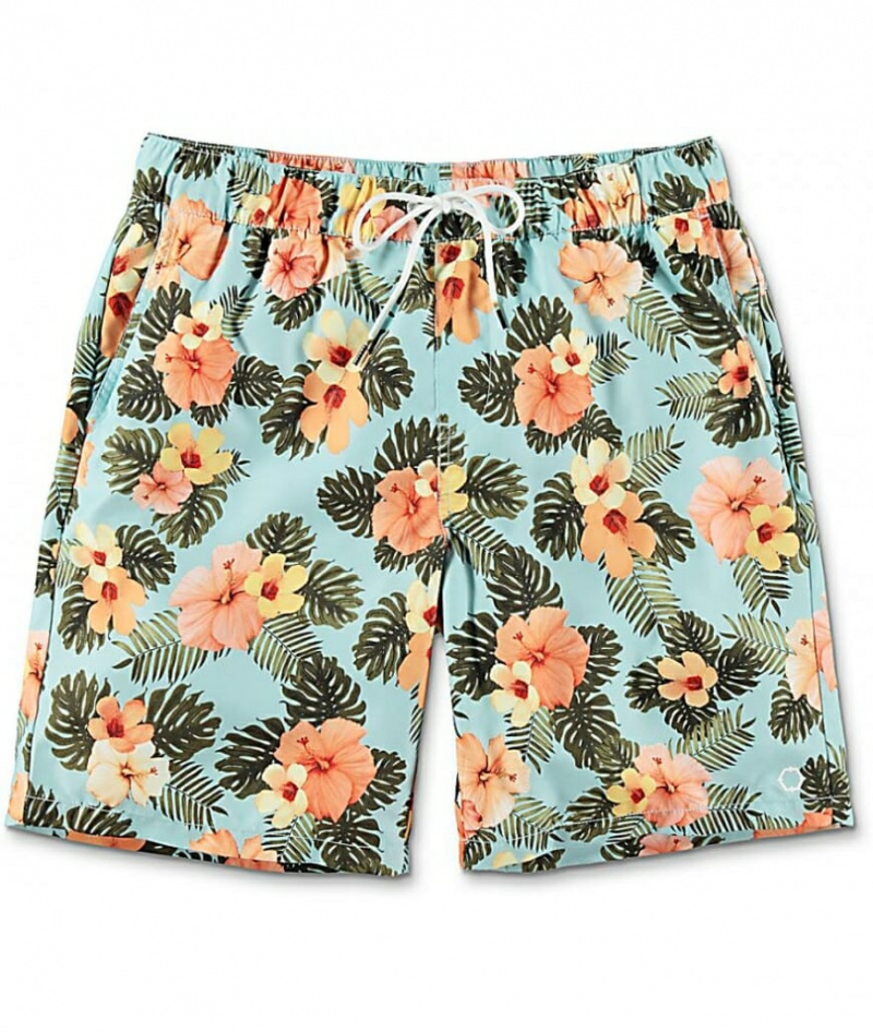 Shorts de natação florais