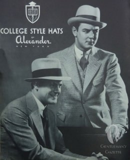 Chapéus estilo universitário por Alexander