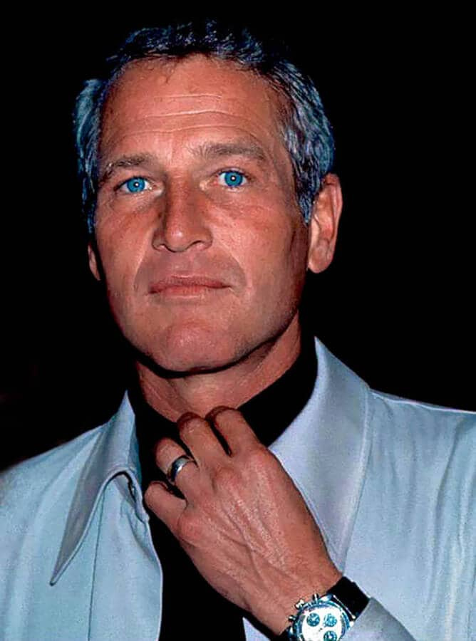 Paul Newman avec une Daytona au poignet