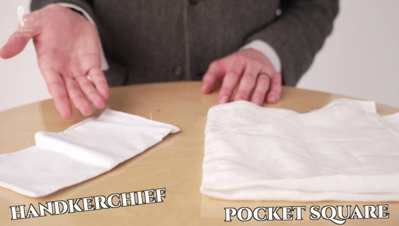 Mouchoir vs pochette de costume