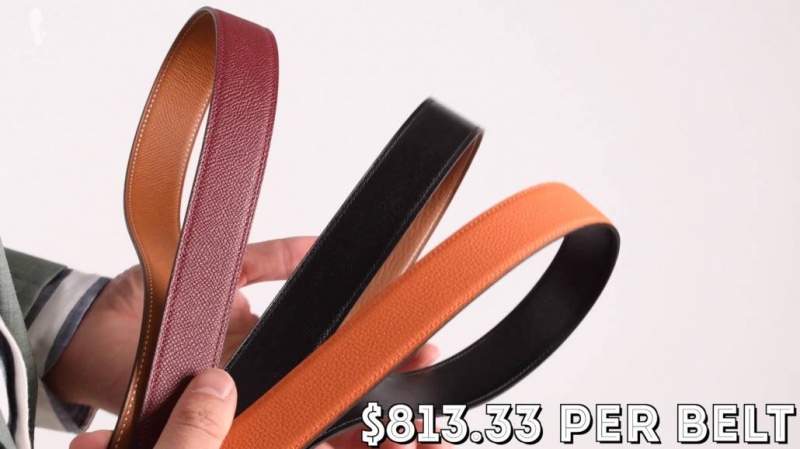 Pour 800 $, vous pouvez obtenir une belle ceinture personnalisée, mais ce n