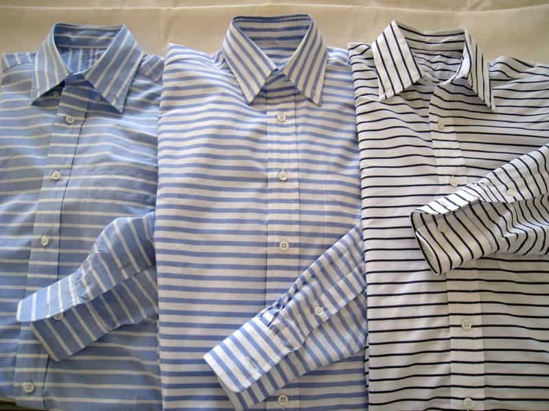 Chemises à rayures horizontales audacieuses par Etutee