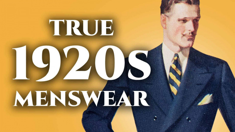 O que os homens realmente usavam na década de 1920