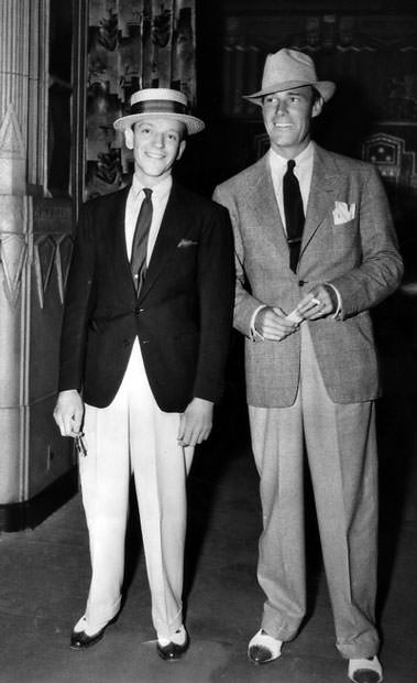 Fred Astaire com prendedor de gravata