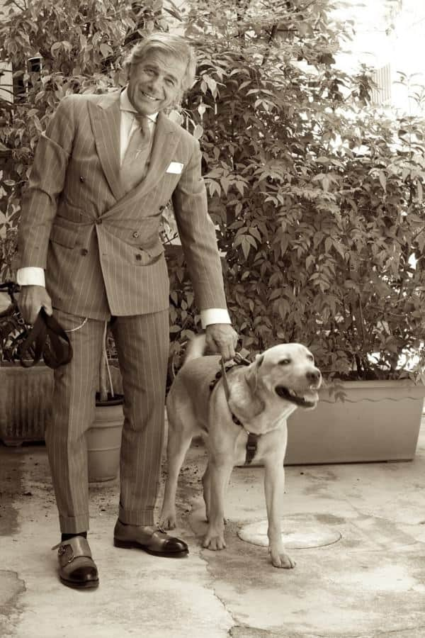 Lino With Dog par un autre photographe