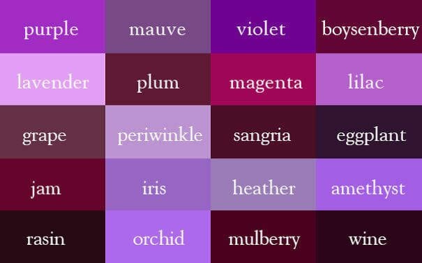 Variétés de violet