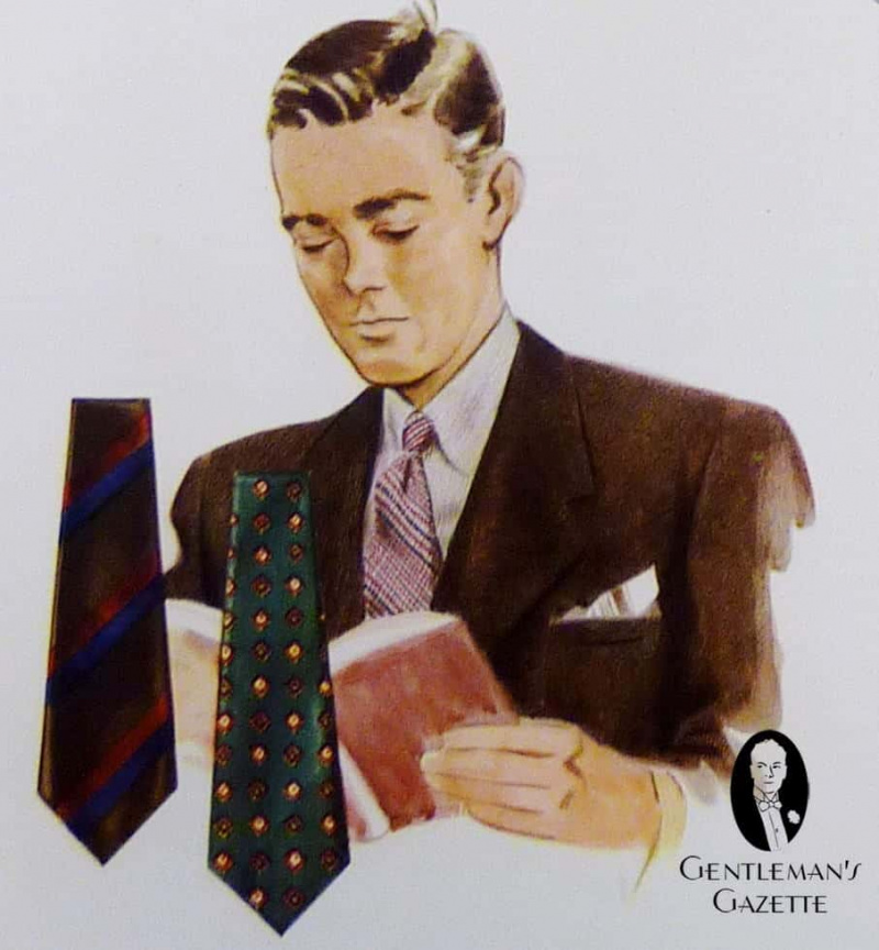 Uhlově hnědý oblek v kombinaci s kravatami a košilemi