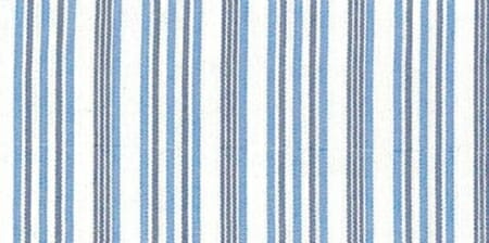 Un exemple de rayures multipistes, dans différentes nuances de bleu et de gris.