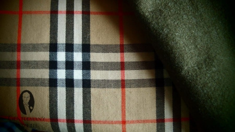 Doublure en laine et trench-coat Burberry Tartan