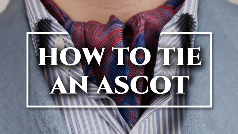 Come legare un ascot e una cravatta