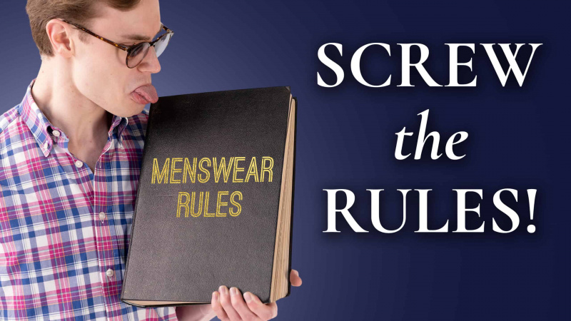 Au diable les règles ! Apprendre le pourquoi derrière les conseils de vêtements pour hommes