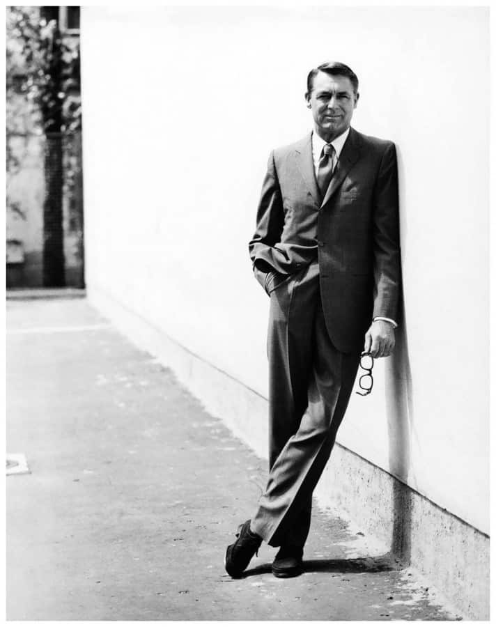 O ícone de estilo - Cary Grant em Berlim em 1960