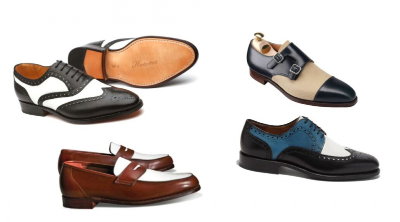 Différents styles de chaussures de spectateur