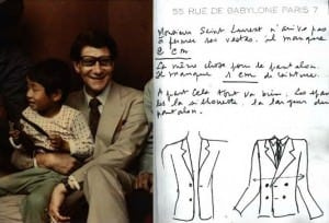 Ferdinando Caraceni pour Yves Saint Laurent
