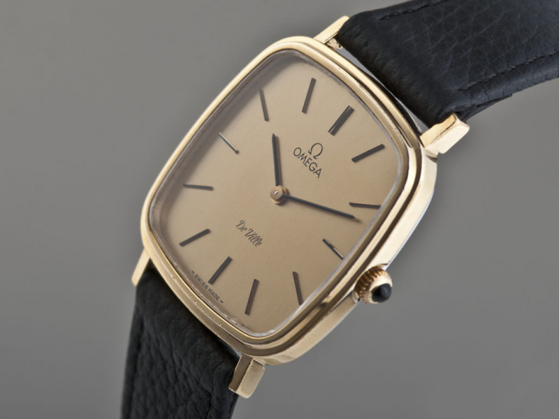 Les montres vintage peuvent être un bon sujet de conversation comme cette Omega De Ville