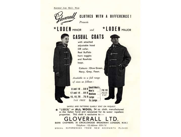 Première publicité de Gloverall