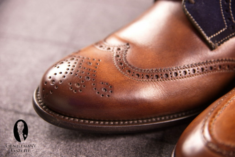 Аце Маркс - ципела са шивом од Блаке са ручно брушеном патином